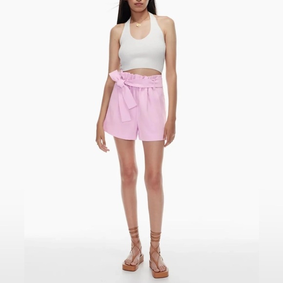 Wilfred Pants - Wilfred paper bag short -size 8 -Orchid petal-new with tags